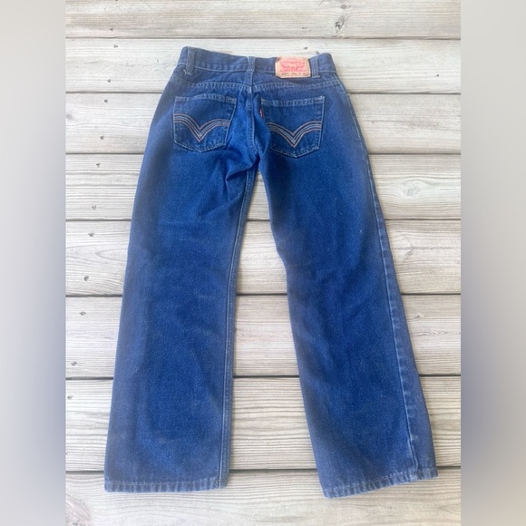 Levi's Relaxed Fit Dark Blue Jeans size 10 - Picture 6 of 6